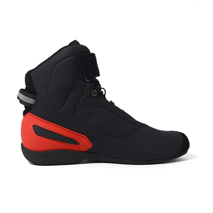 Classic Racer Vintage Style Leather Motorcycle Boots factory