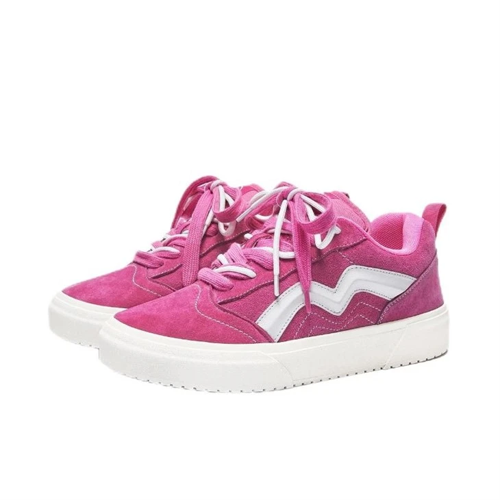 Colorful Design Trend Women Suede Comfortable Shoes Sneakers