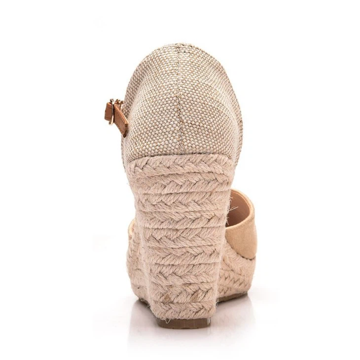 Jute Sole Women Espadrille Wedge Sandals