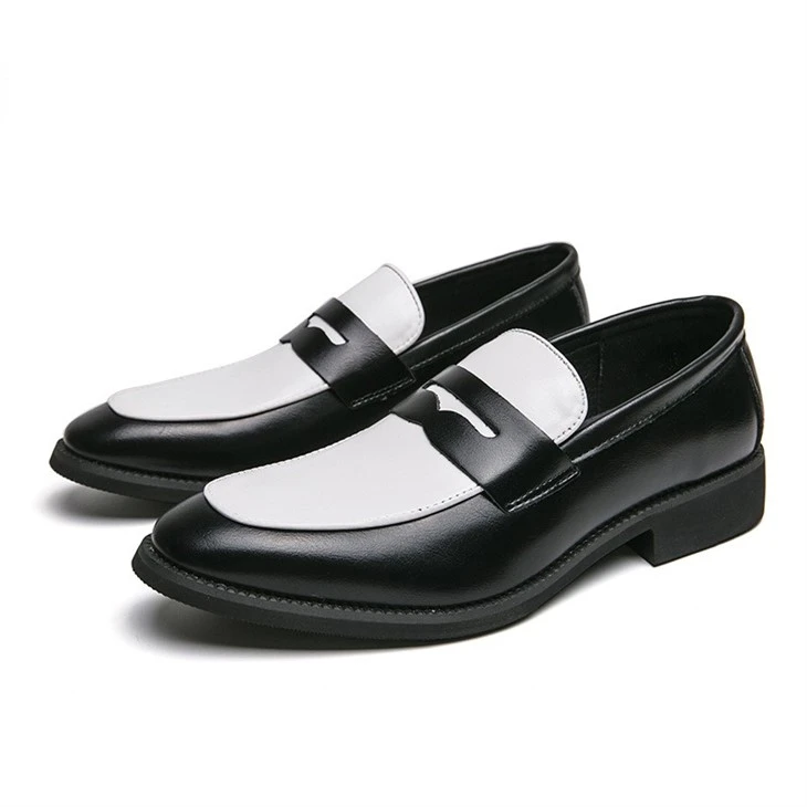 info-1-1 Men's Slip-on Leather Loafers