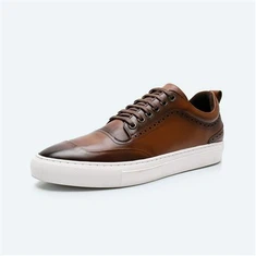 Zapatillas de deporte de cuero de lujo para hombres