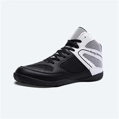 Zapatillas de lucha de caña media Zapatillas de boxeo profesionales